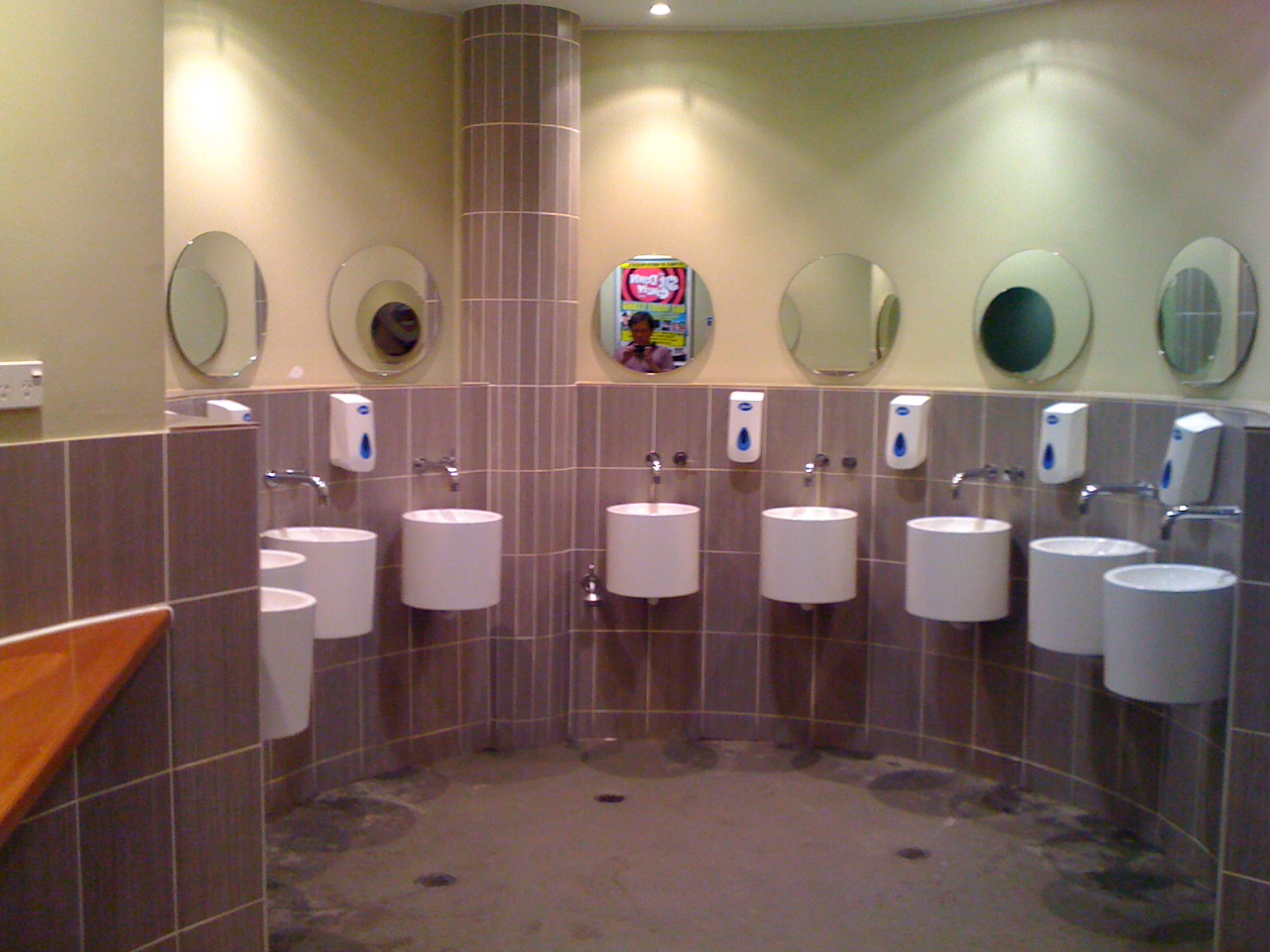 Swish toilets, inside the Blue Sky Brewery, in Cairns.