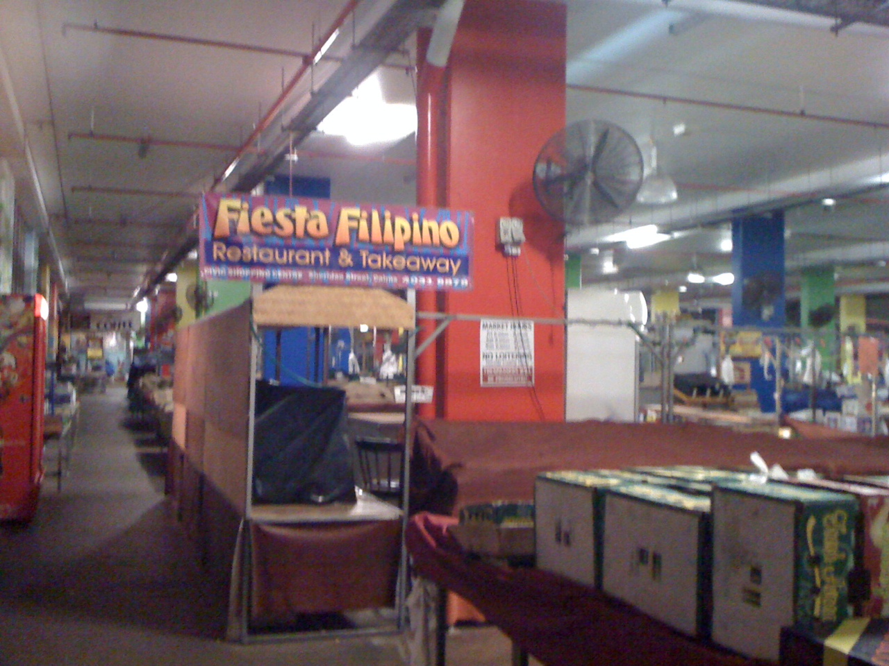 Fiesta Filipino stall, in the Cairns Night Market.