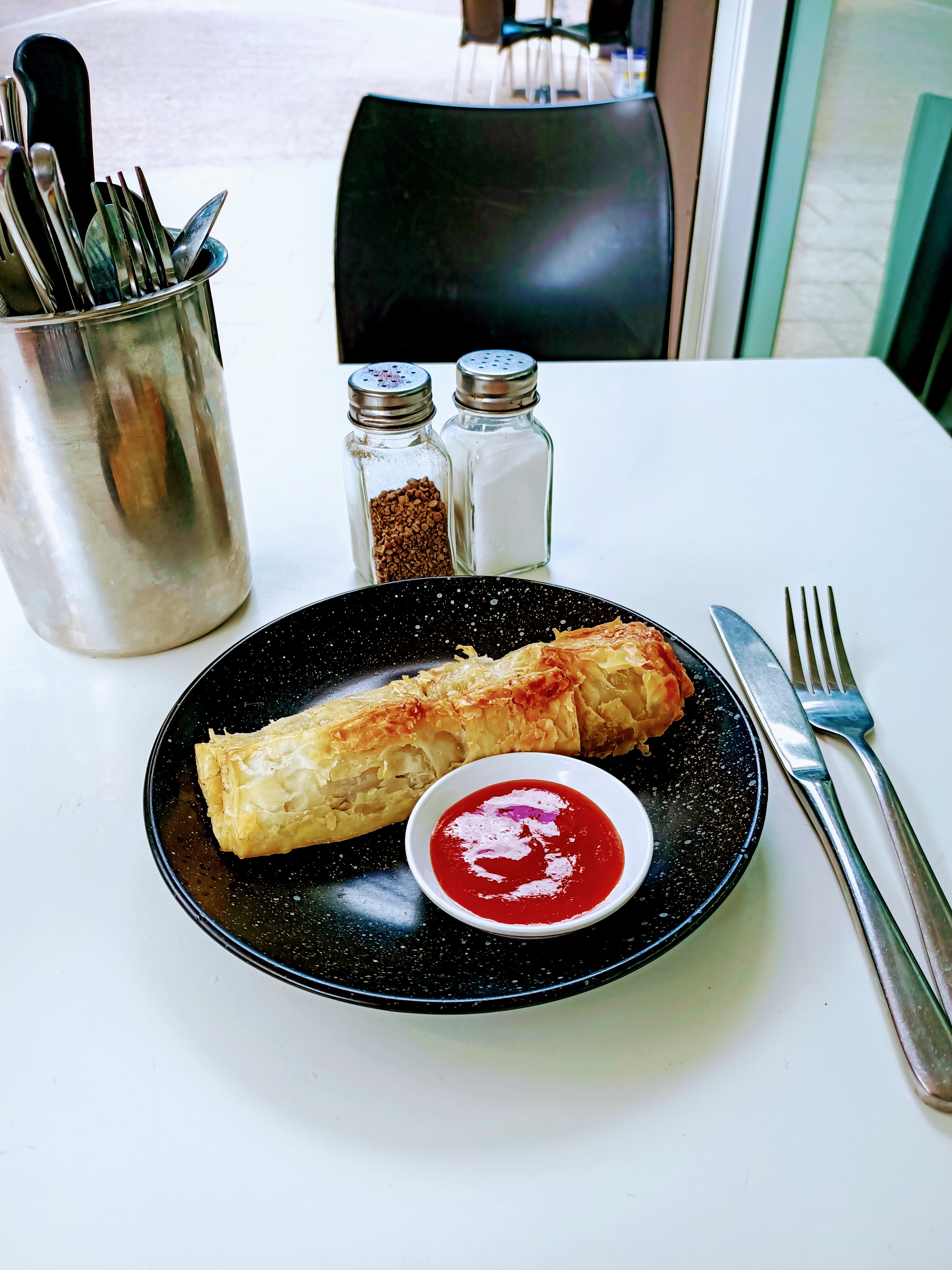 South African sausage roll at Merle's