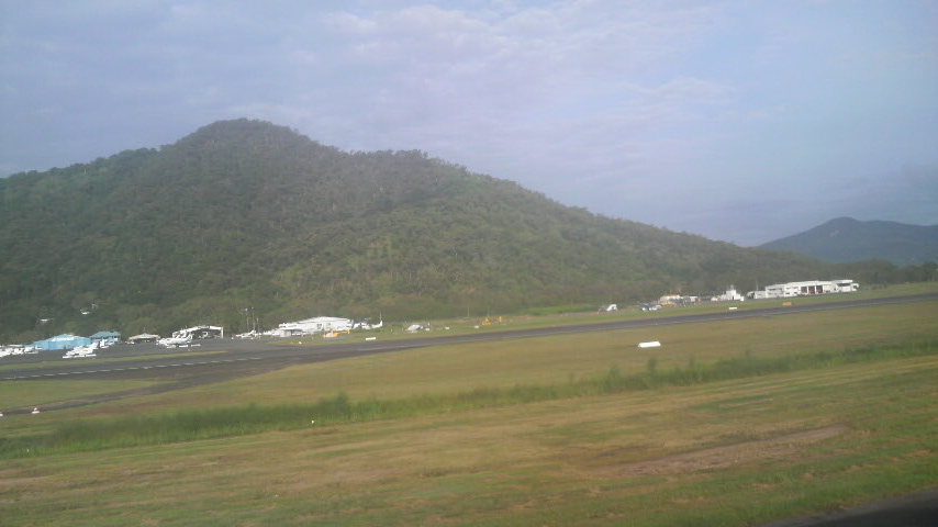 Landing in the tropical sanctuary of Cairns, in northern Australia, after fleeing apocalyptic disaster in Japan.