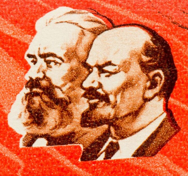 Comrades Marx and Lenin, at the Insurrection Ball, near Wollongong