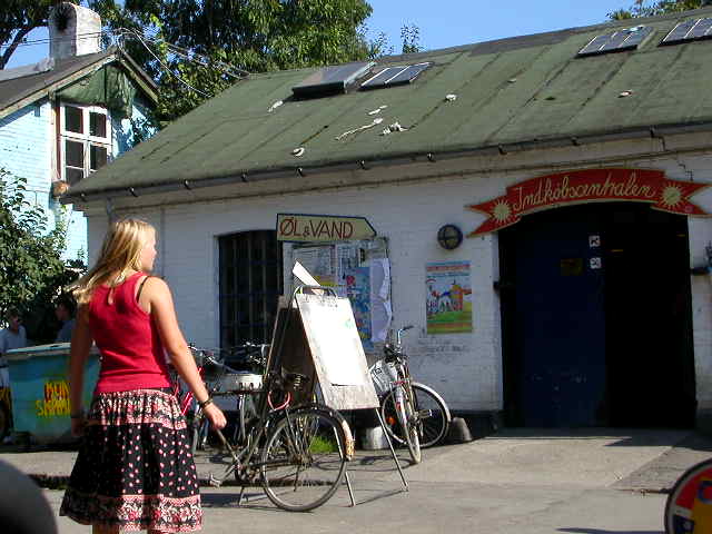 Enter the Christiana Commune in Copenhagen, Denmark