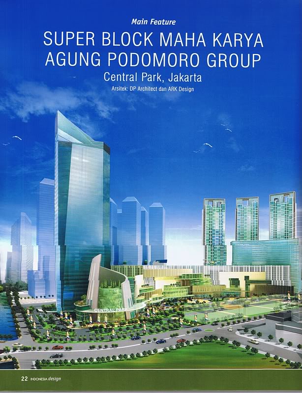 Central Park development in Jakarta, Indonesia