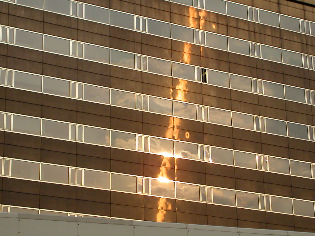 Clouds -- captured in the light of a beautiful summer's day in Ueno, Tokyo, June 2 2002.