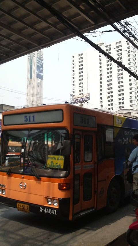 Bus 511, spotted in central Bangkok in mid 2008.