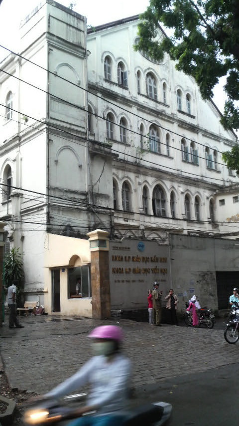 Catholic building near the Saigon River, District 1, HCMC