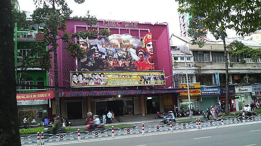 Vietnamese blockbusters seem to be the type of film shown at this popular downtown Saigon cinema