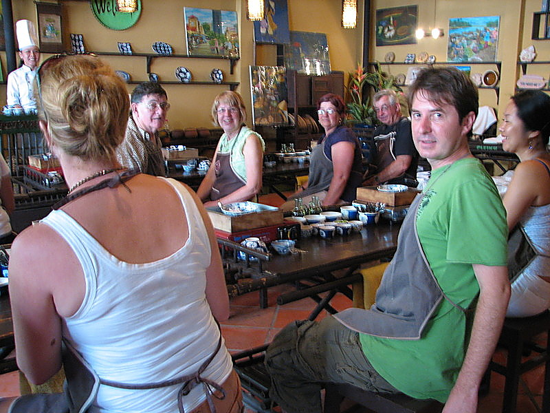 Cooking class in the suburbs of Ho Chi Minh City, Vietnam, 2008