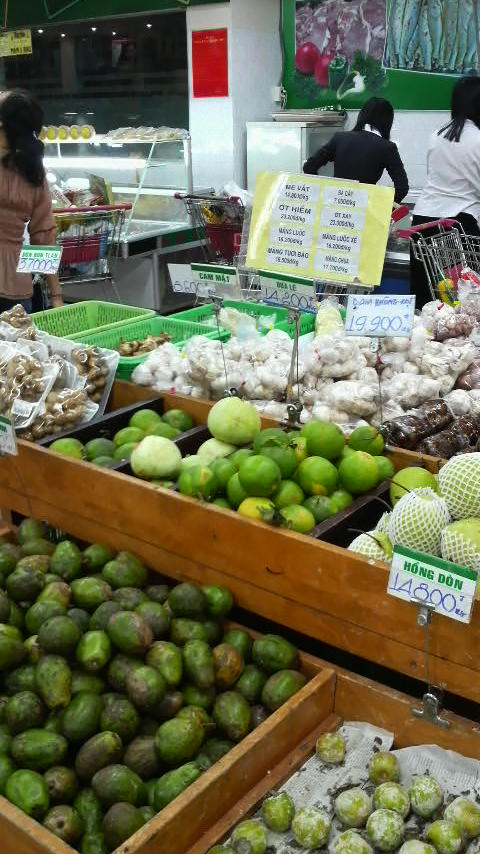 Fruit and veg stands