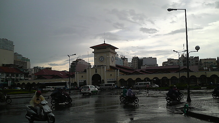 Streets slick after summer rain