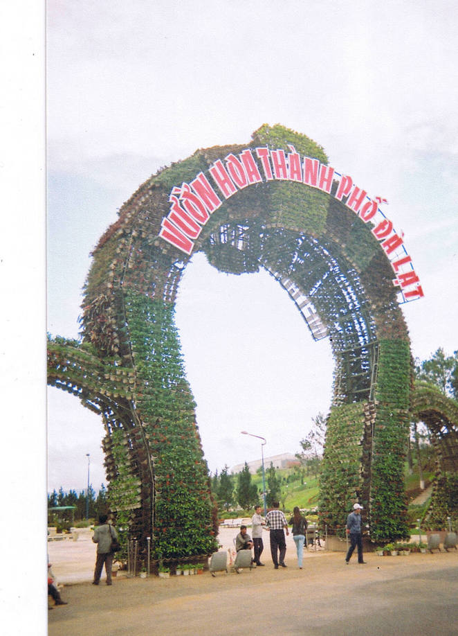 The flower garden in Dalat